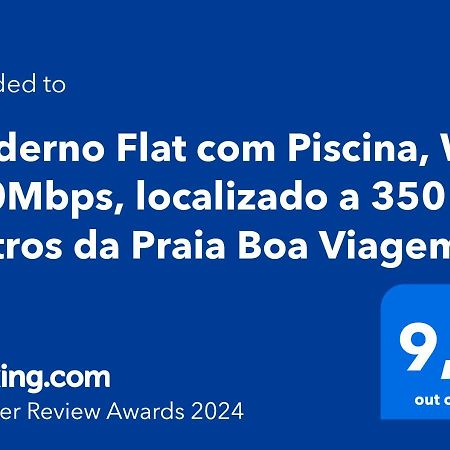Flat Localizado A 200M Shopping Recife, Bem Perto Da Praia De Boa Viagem E Com Wi-Fi 400Mbps Eksteriør billede