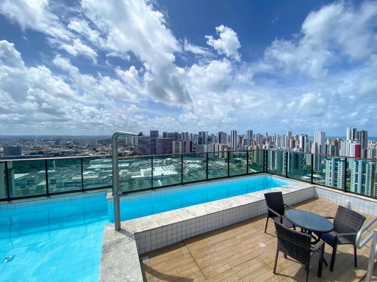 Flat Localizado A 200M Shopping Recife, Bem Perto Da Praia De Boa Viagem E Com Wi-Fi 400Mbps Eksteriør billede