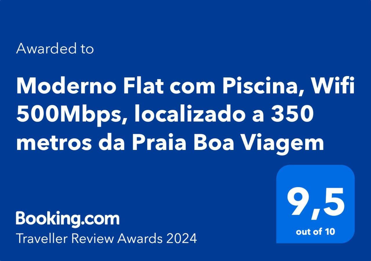 Flat Localizado A 200M Shopping Recife, Bem Perto Da Praia De Boa Viagem E Com Wi-Fi 400Mbps Eksteriør billede