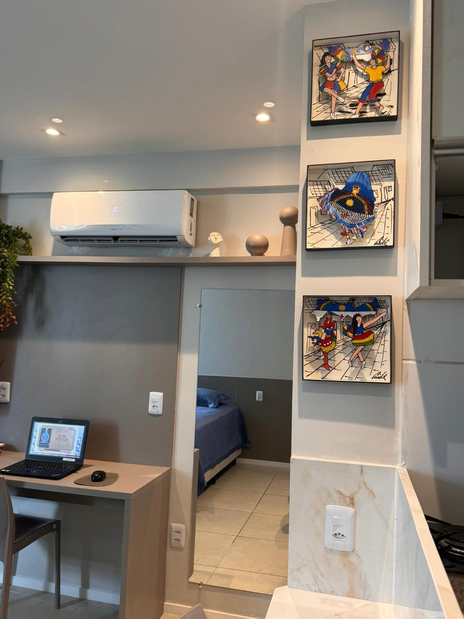 Flat Localizado A 200M Shopping Recife, Bem Perto Da Praia De Boa Viagem E Com Wi-Fi 400Mbps Eksteriør billede
